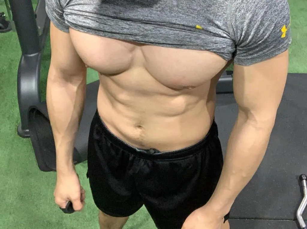Asian Muscle hot chest and Butt ready to Fulfil you ! - Image 3